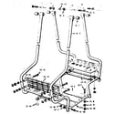Sears 70172203-82 lawnswing assembly no. 102 diagram