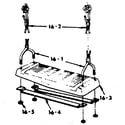 Sears 70172203-82 swing assembly no. 19 diagram