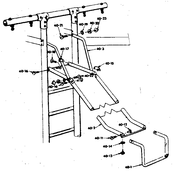 Sears 70172257-82 slide assembly no. 103 diagram