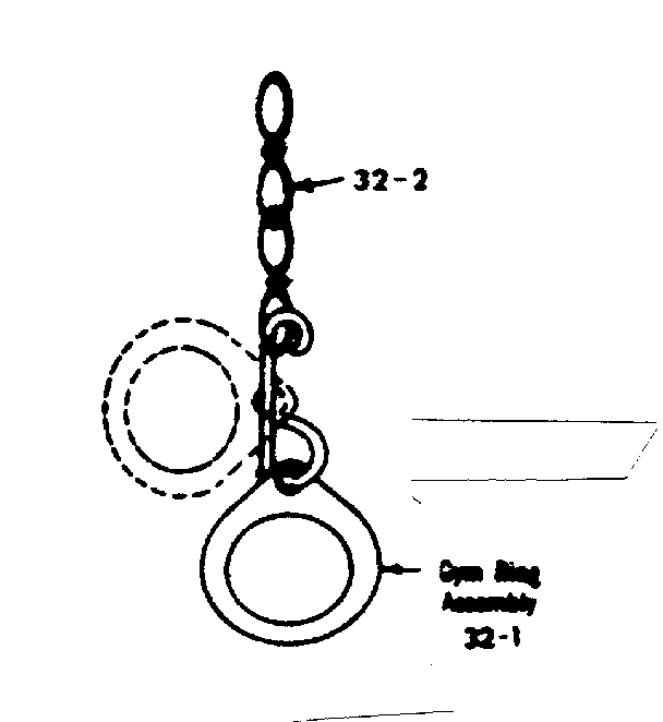 Sears 70172257-82 gym ring installation diagram