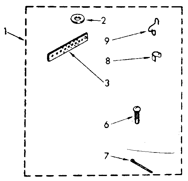Kenmore 11082683300 miscellaneous parts diagram
