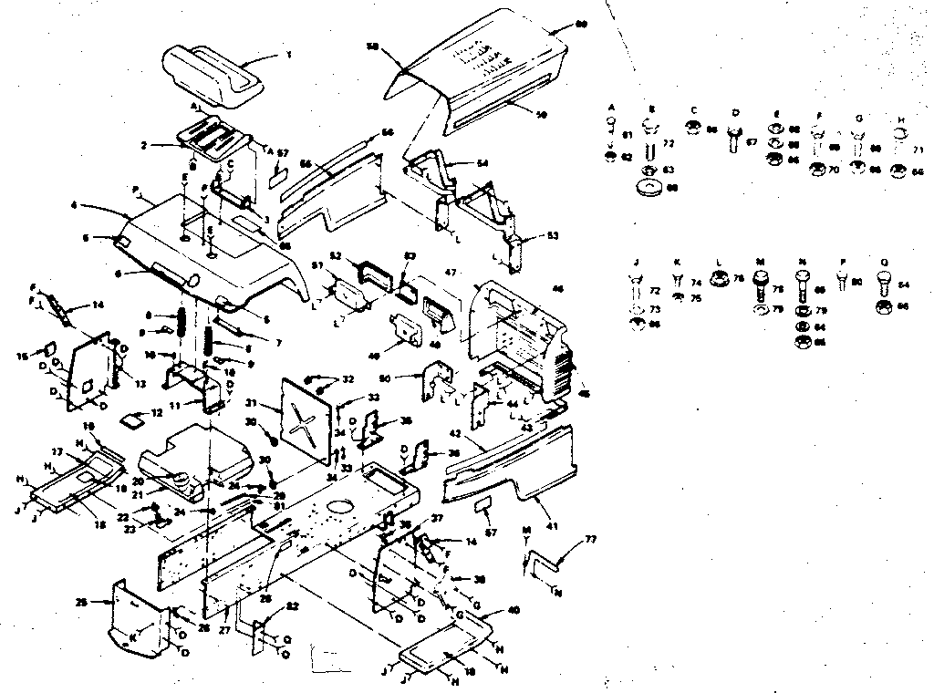 Craftsman 917255850 chassis and enclosures diagram