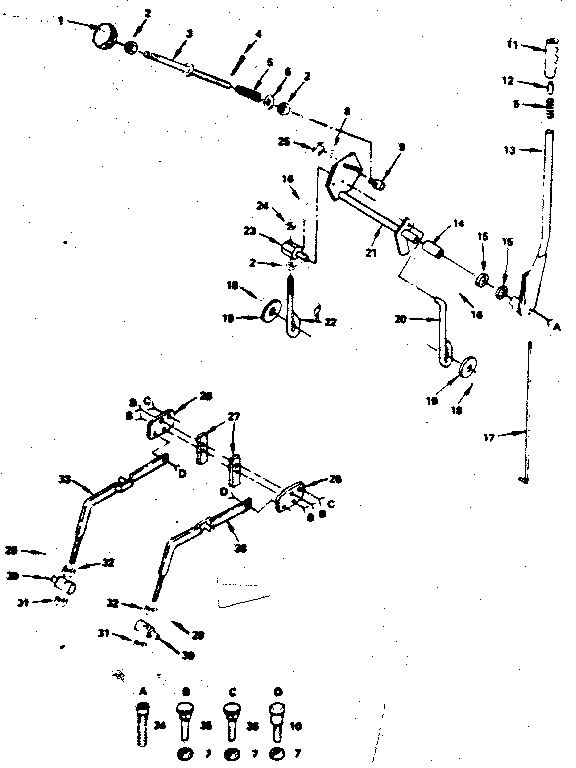 Craftsman 917255850 lift adjustment diagram