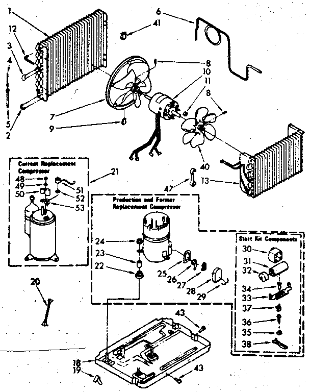 Sears 187772 unit parts diagram