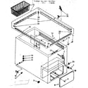 Kenmore 1988165515 cabinet parts diagram