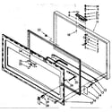 Kenmore 1988165515 door parts diagram