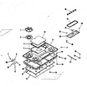 Kenmore 9113368299 main top section diagram