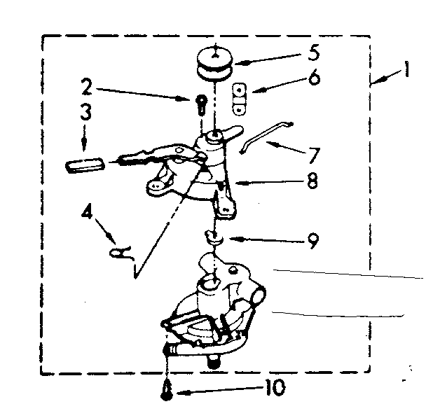 Kenmore 11083592610 water pump parts diagram