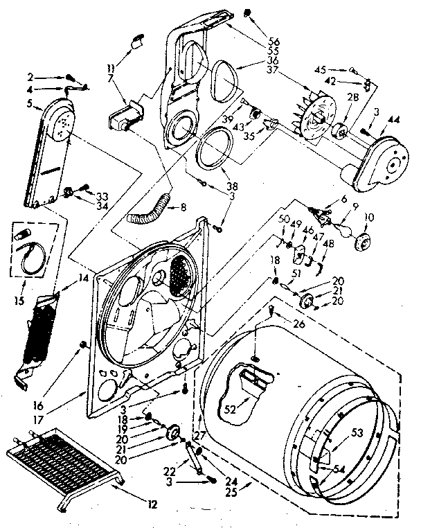 Kenmore 11086592810 bulkhead parts diagram
