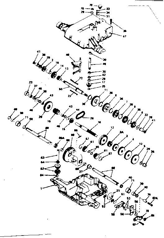 Craftsman 143837 replacement parts diagram