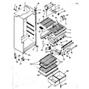 Kenmore 2538369260 cabinet parts diagram