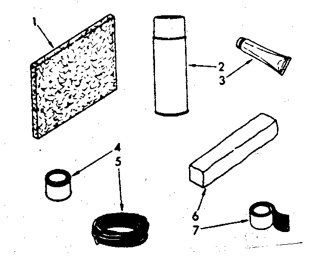 Kenmore 2538752070 optional parts diagram