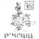 Craftsman 917252490 engine and tines diagram