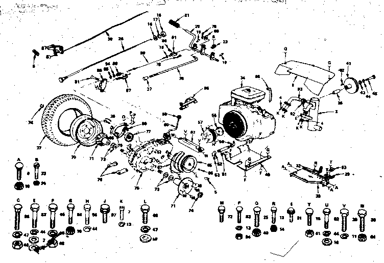 Craftsman 917253741 clutch - brake diagram