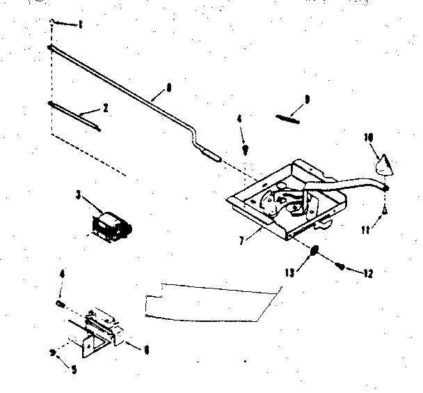 Kenmore 9116428610 power lock section diagram
