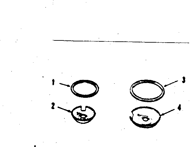 Kenmore 9116428610 porcelain pan and chrome ring kit diagram