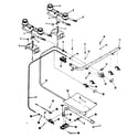 Kenmore 9117118511 burner section diagram