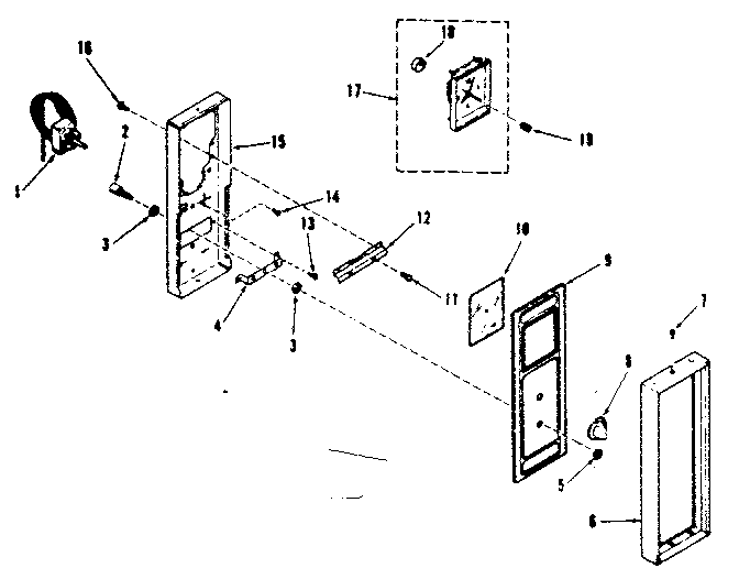 Kenmore 9117838610 oven control panel diagram