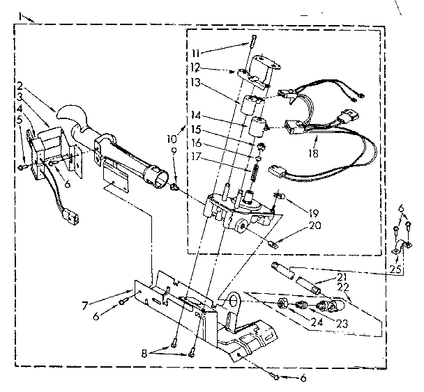 Kenmore 11087821100 694670 burner assembly diagram