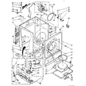 Kenmore 11087862300 cabinet parts diagram