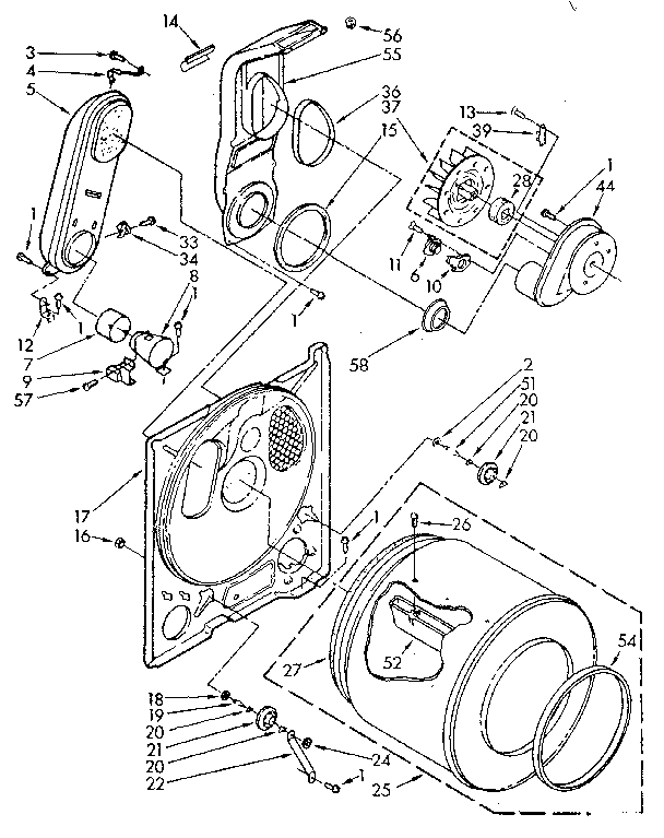 Kenmore 110878662600 bulkhead parts diagram