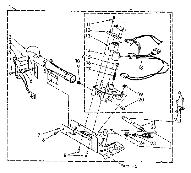 Kenmore 11087864300 694670 burner assembly diagram