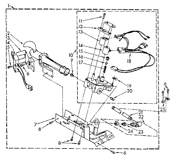 Kenmore Elite 11087872100 694670 burner assembly diagram