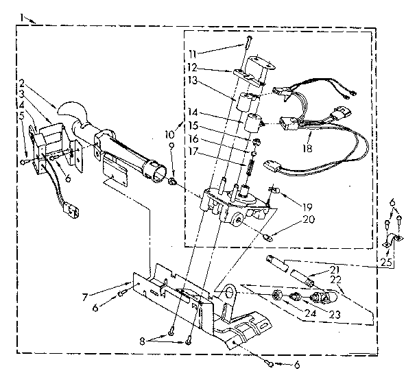 Kenmore 11087873800 694670 burner assembly diagram