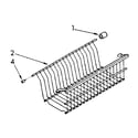 Kenmore 1068282381 shelf parts diagram