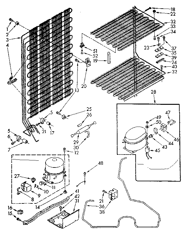Kenmore 1068282381 unit parts diagram