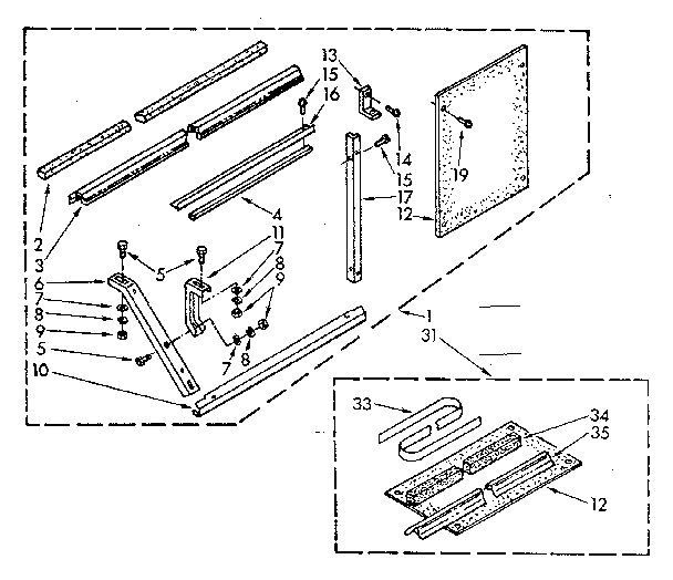 Kenmore 1067791490 accessory kit parts diagram
