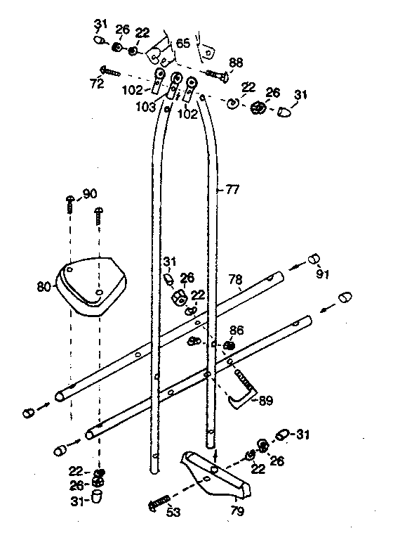 Sears 786725831 airglide assembly diagram