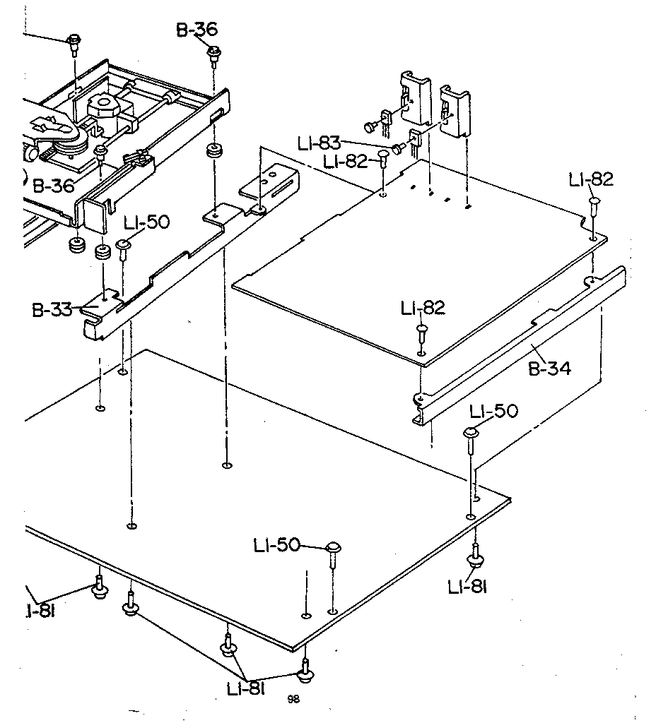 LXI 30492895650 cd deck diagram