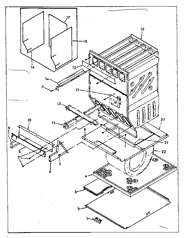 Kenmore 867763280 furnace body diagram