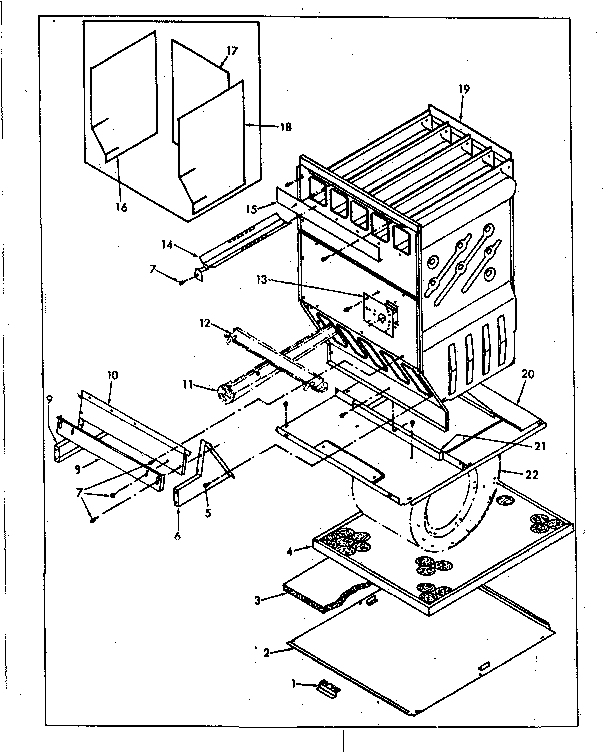 Kenmore 867761030 furnace body diagram