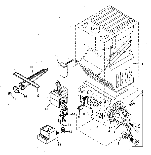 Kenmore 867767260 functional replacement parts diagram