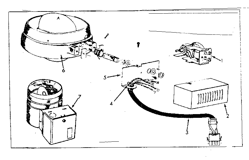 Kenmore 867767260 accessory power vent damper kit diagram