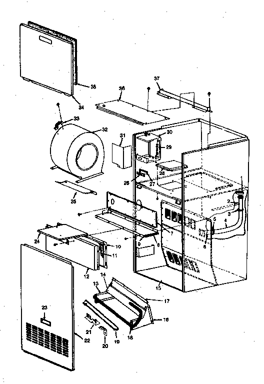 Kenmore 867769521 non-functional replacement parts diagram