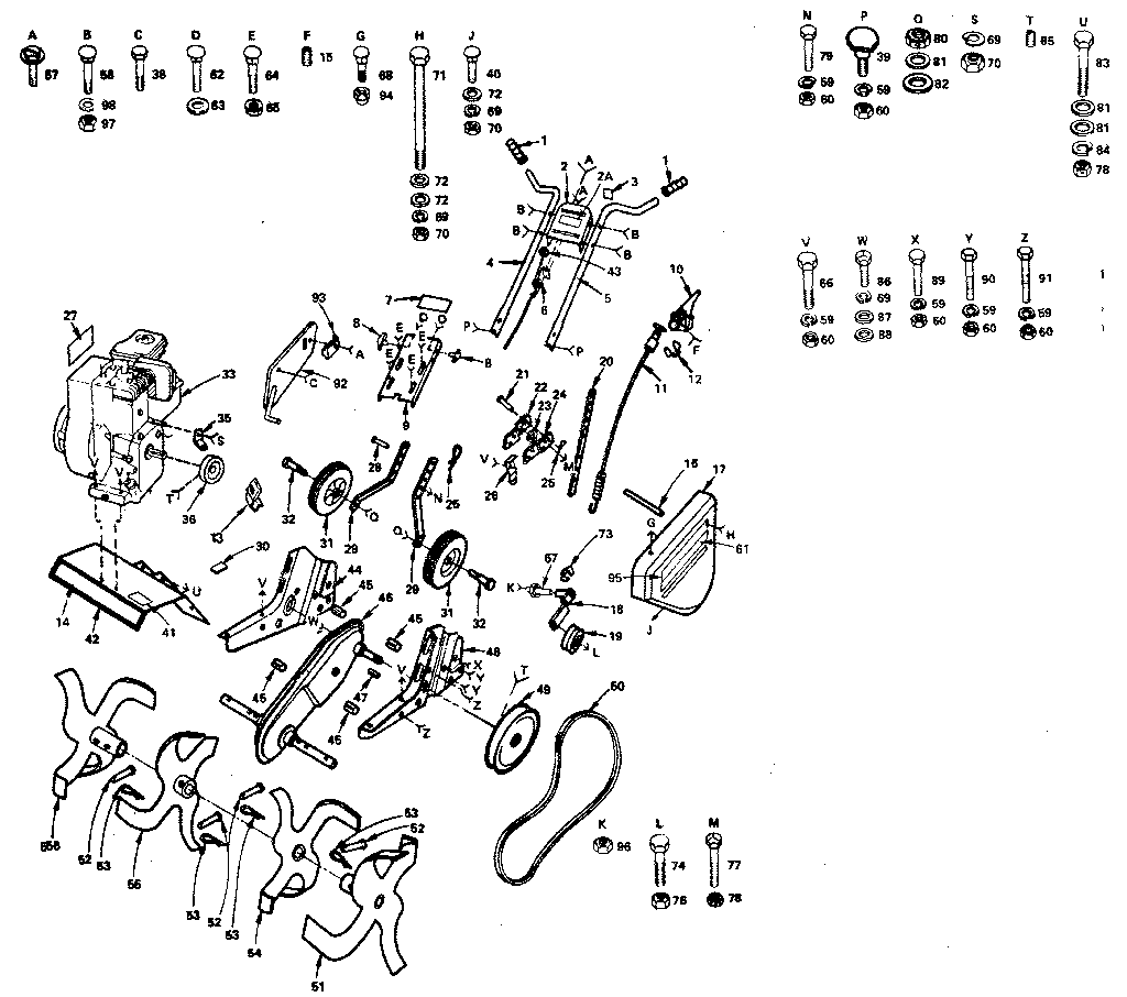 Craftsman 917298142 main frame diagram