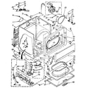 Kenmore 11087880600 cabinet parts diagram