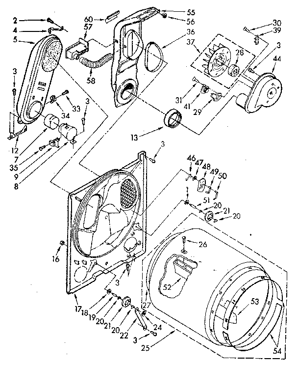 Kenmore 11087880700 bulkhead parts diagram