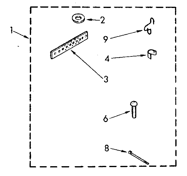 Kenmore 11082403110 miscellaneous parts diagram