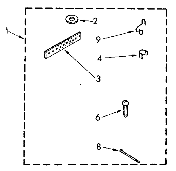 Kenmore 11082405810 miscellaneous parts diagram