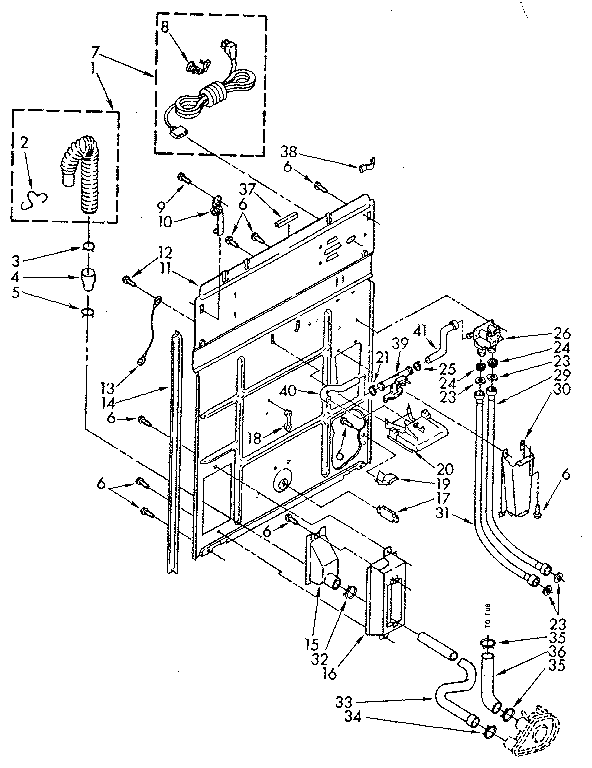 Kenmore 11082680610 console panel parts diagram