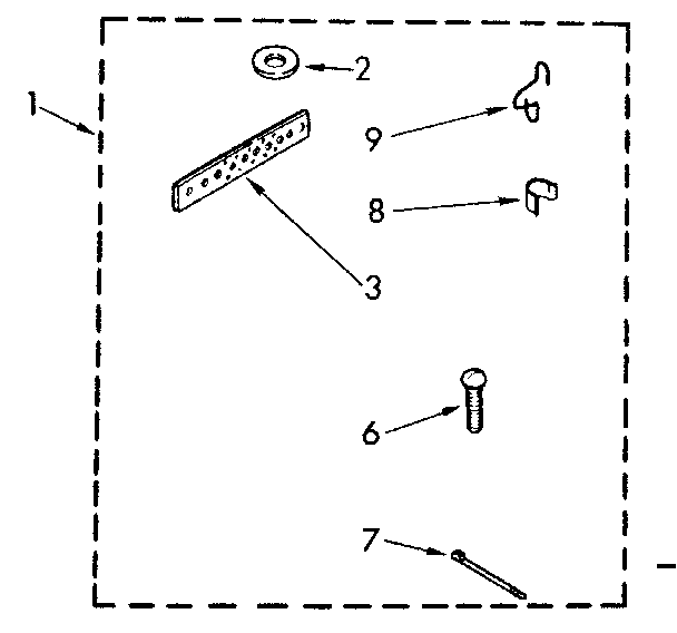 Kenmore 11082680610 miscellaneous parts diagram
