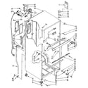 Kenmore 1068768896 cabinet parts diagram