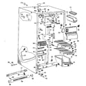 Kenmore 3638480610 freezer section diagram