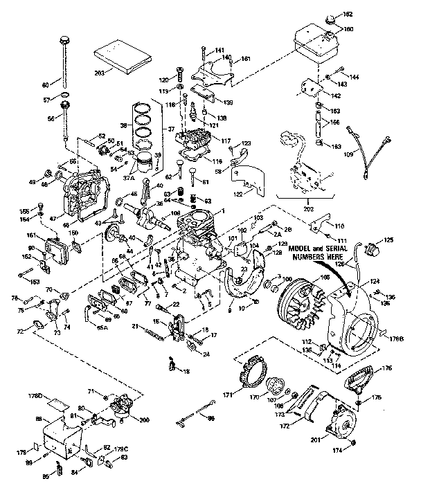 Craftsman 536886500 engine diagram