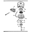 Dynamark 826 rewind starter no. 590630 diagram