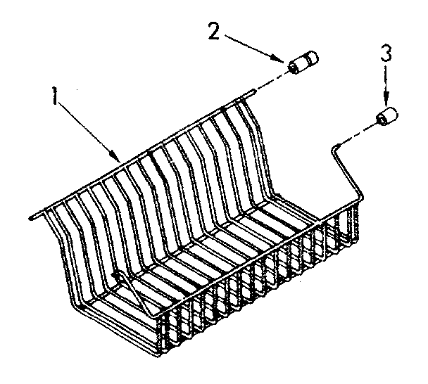 Kenmore 1068262580 shelf parts diagram